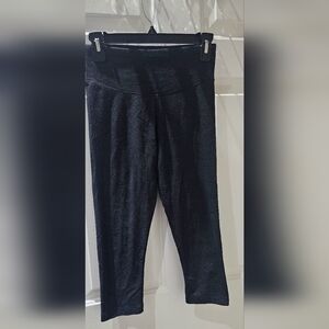 Bally Womens High Rise Capri Legging, Heather Charcol